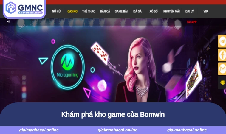 Khám phá kho game của Bomwin