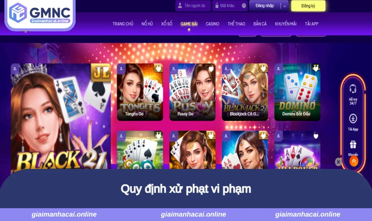 Quy định xử phạt vi phạm