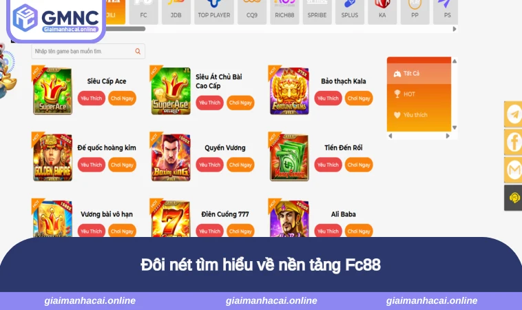 Đôi nét tìm hiểu về nền tảng Fc88