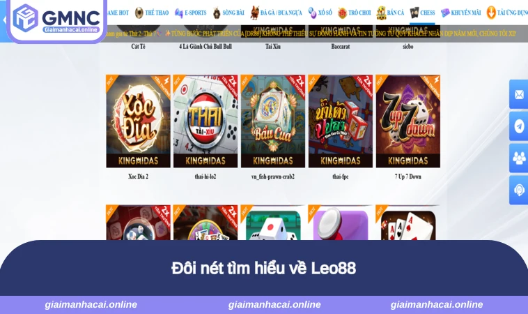 Đôi nét tìm hiểu về Leo88