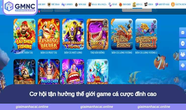 Cơ hội tận hưởng thế giới game cá cược đỉnh cao