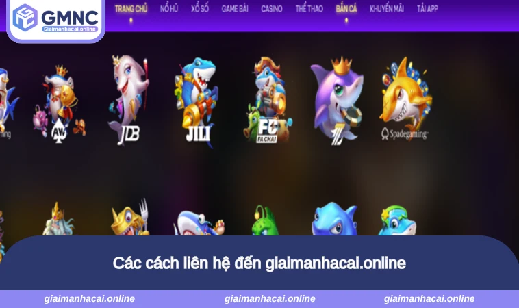 Các cách liên hệ đến giaimanhacai.online