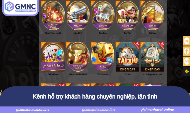 Kênh hỗ trợ khách hàng chuyên nghiệp, tận tình