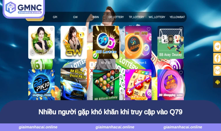Nhiều người gặp khó khăn khi truy cập vào Q79